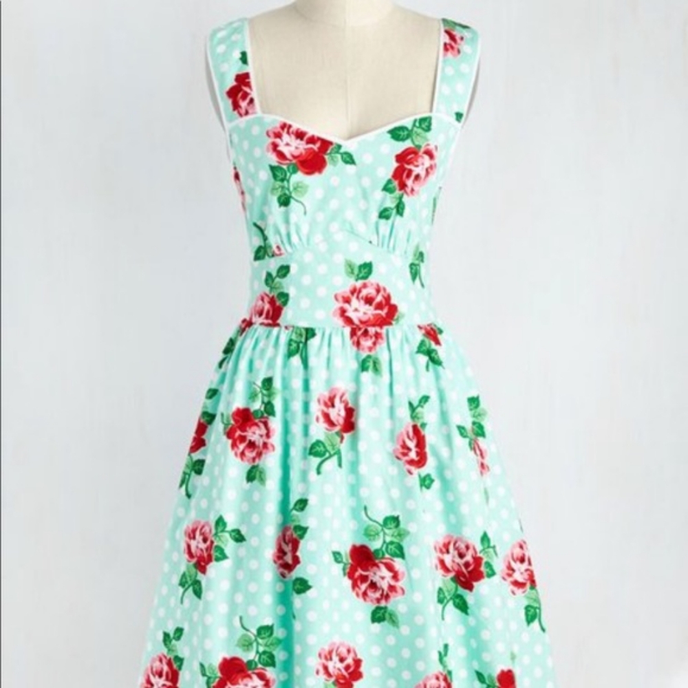 Modcloth Sight For Sunrise Dress Plus Size